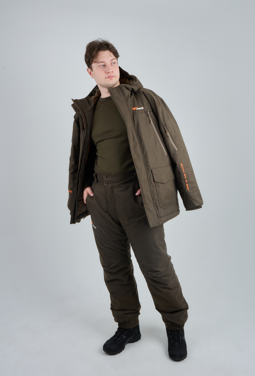 Выстрел костюм PRIDE, зимний -15, св.коричневый