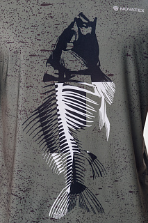Циклон (Cyclone) футболка быстросохнущая GRAYLING (скелет серый) GRTS-03GR