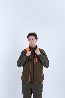 Кольт флисовый жилет PRIDE, демисезонный, хаки