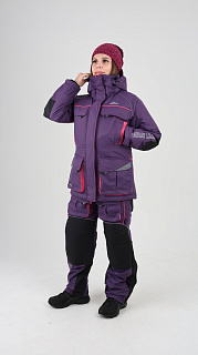 Камчатка МАГМА женский костюм для рыбалки GRAYLING зимний, фиолетовый