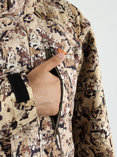 Таир куртка для охоты PRIDE, софт-шелл принт камыш