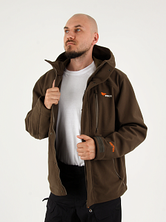 Таир куртка для охоты PRIDE, софт-шелл коричневый