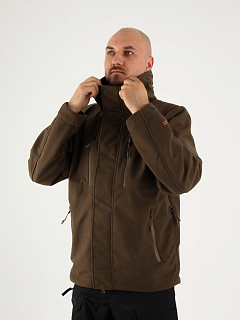 Таир куртка для охоты PRIDE, софт-шелл коричневый