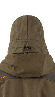 Тайга Шапка-ушанка с флисом PRIDE хаки