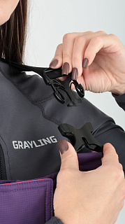Камчатка МАГМА женский костюм для рыбалки GRAYLING зимний, фиолетовый