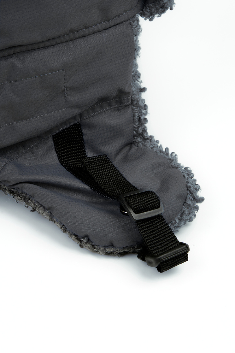 Камчатка шапка-ушанка GRAYLING, графит